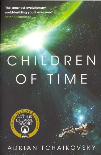 Children of Time by Adrian Tchaikovsky, book cover